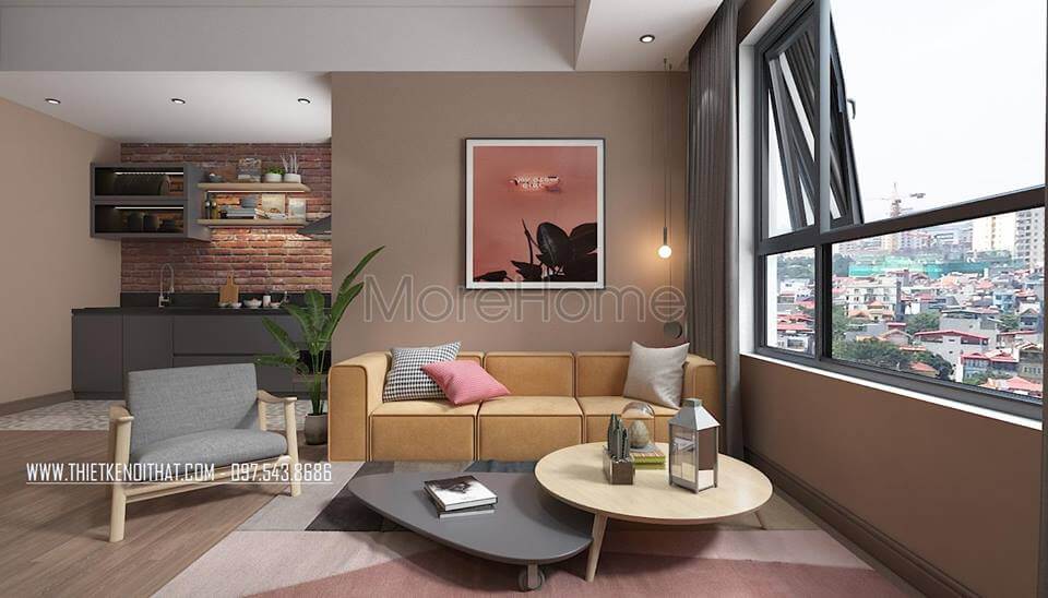 Bộ bàn ghế sofa chữ I cho phòng khách thiết kế basic, gỗ tần bì bọc nỉ Bỉ. Tư vấn những mẫu thiết kế sofa phòng khách đẹp sang trọng nhất