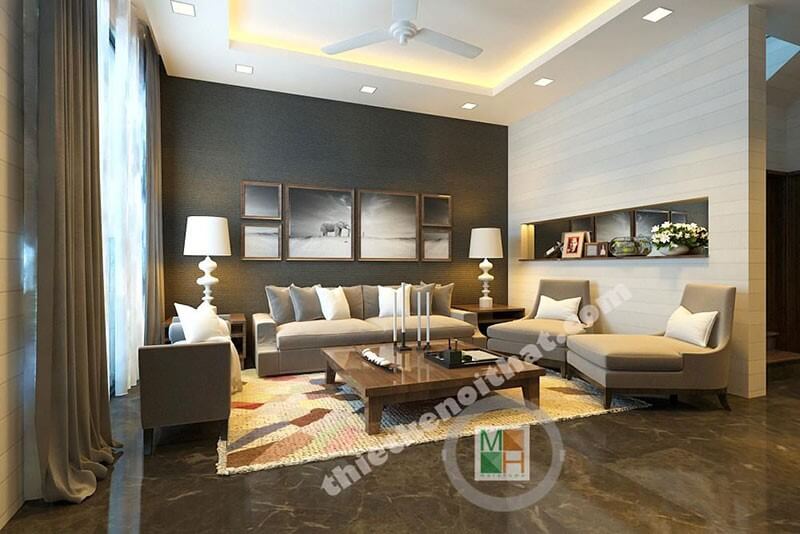 Mẫu sofa gỗ tự nhiên bọc vải sang trọng cho phòng khách hiện đại Tư vấn những mẫu thiết kế sofa phòng khách đẹp sang trọng nhất