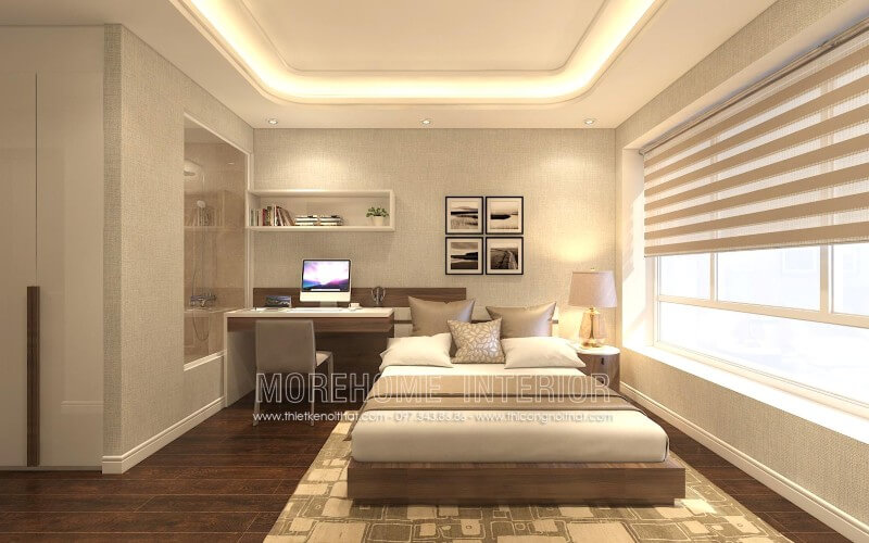 Giường ngủ gỗ bệt