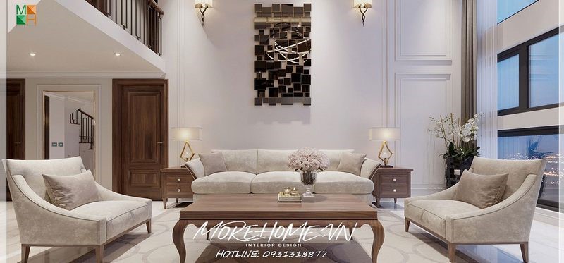 Sofa gỗ nỉ