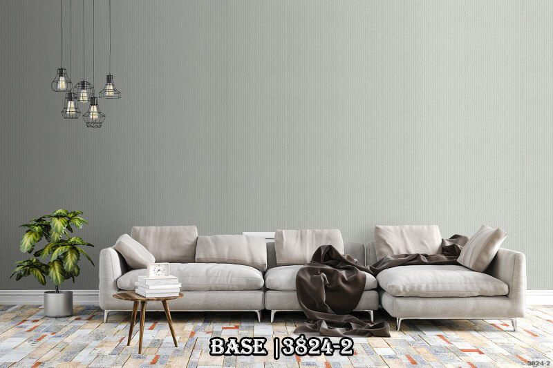 Ghế sofa được đặt sau một mảng tường nhẹ nhàng và được trang trí bằng mẫu giấy dán tường sẽ là lựa chọn tuyệt vời cho bạn.