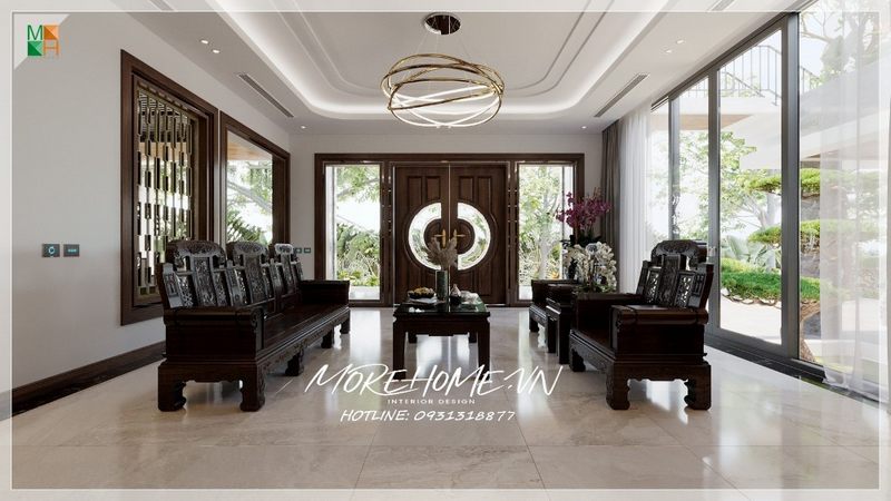 .
Nơi để đón tiếp khách, bạn bè tới chơi của một ngôi nhà là phòng khách - một không gian chính để thể hiện sự sang trọng, tiện nghi và thẩm mỹ cao.