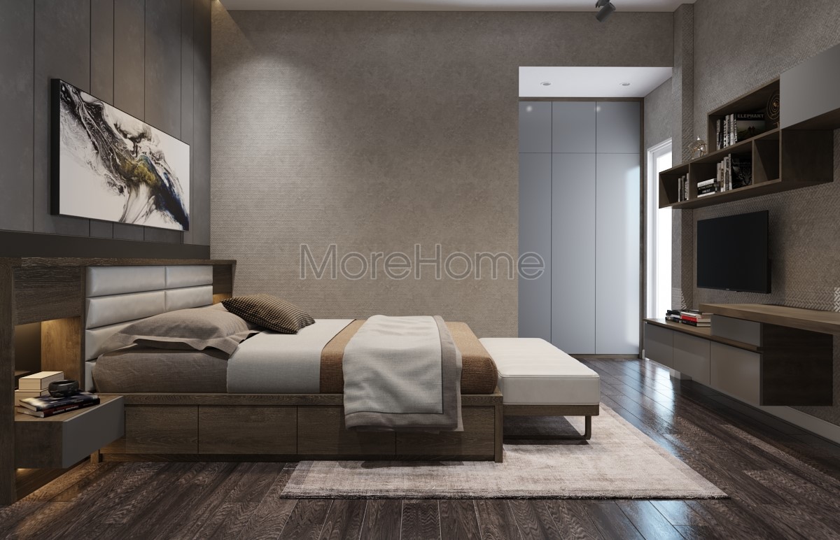 8 Mẫu giường ngủ gỗ óc chó đa dạng phong cách